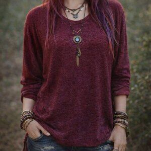 Buffalo David Bitton Magenta Pink Women’s Crewneck Sweater, Size XL